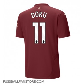 Manchester City Jeremy Doku #11 Replik 3rd trikot 2024-25 Kurzarm